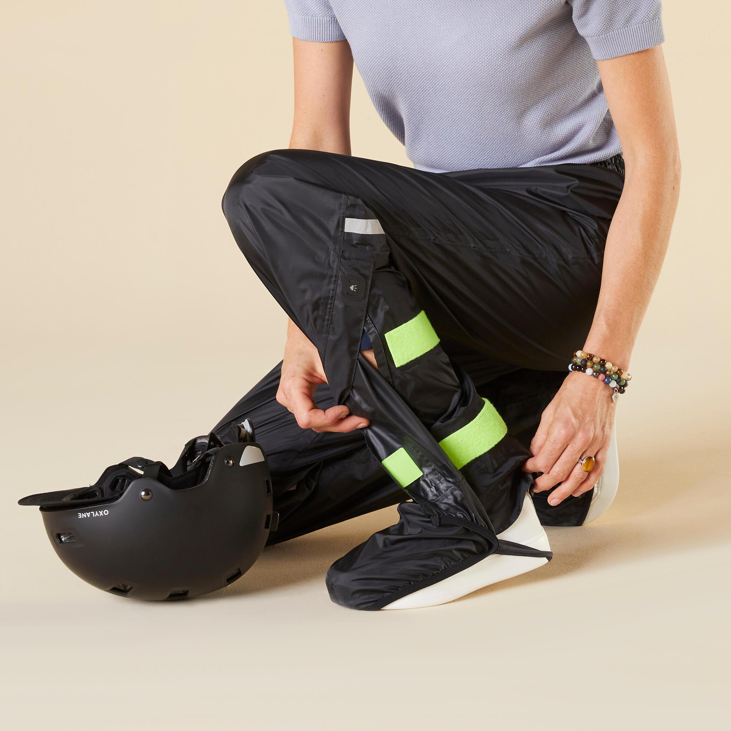 BTWIN  Surpantalon homme imperméable vélo polyester 