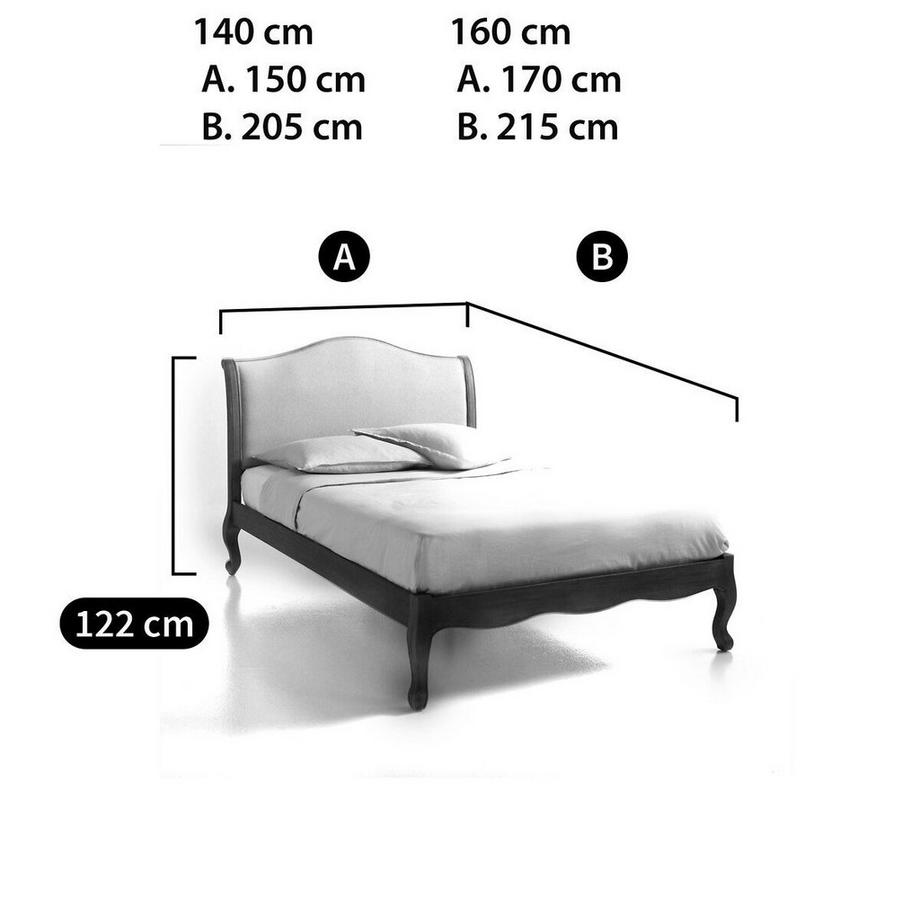 La Redoute Intérieurs Doppelbett Janel mit Lattenrost  