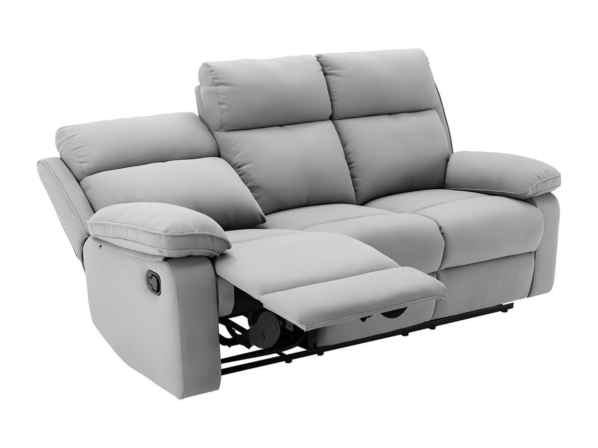 Vente-unique Relaxsofa 3Sitzer Stoff LANA  