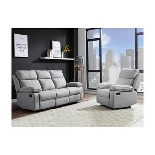 Vente-unique Relaxsofa 3Sitzer Stoff LANA  