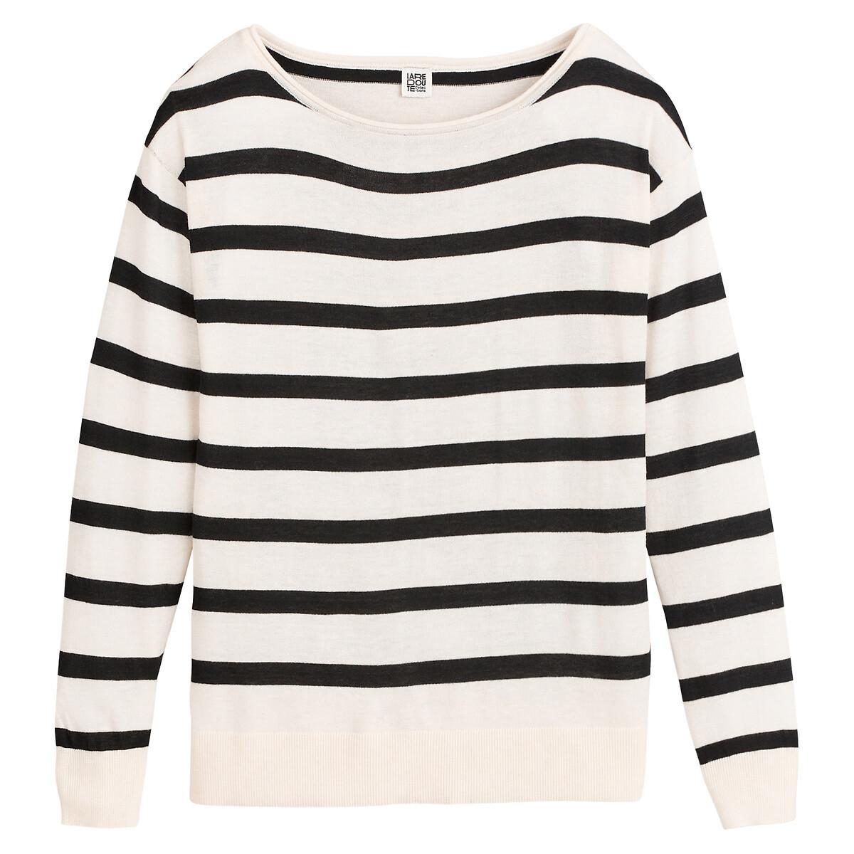 La Redoute Collections  Pull rayé col bateau 