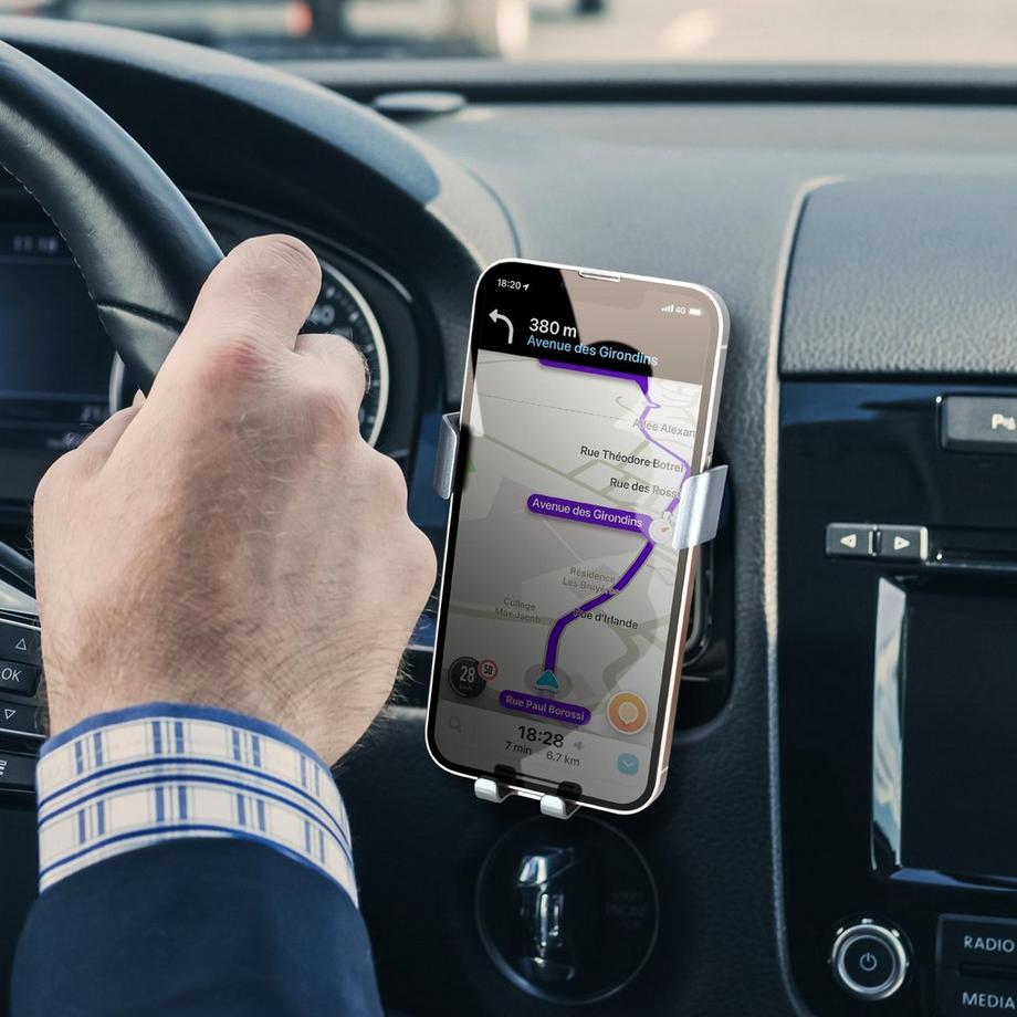 Avizar  Support voiture smartphone xo noir 