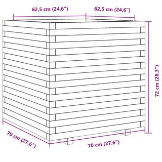 VidaXL Jardinière pinède imprégnée  