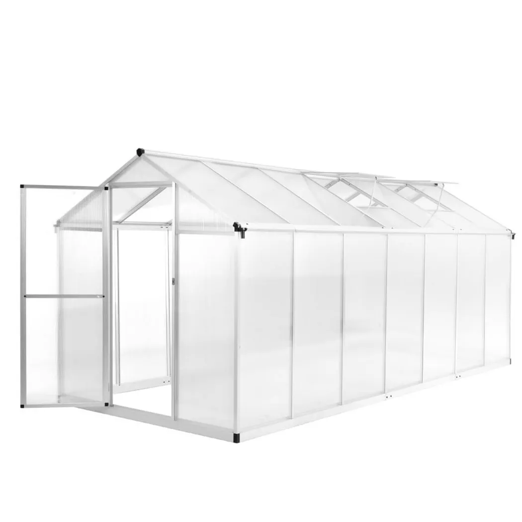 VidaXL - serra Policarbonato, One Size, Trasparente