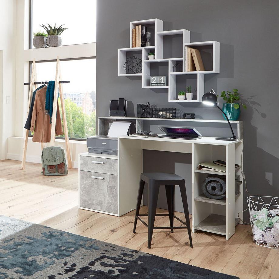 Calicosy Étagère Murale Flottante 8 Compartiments - Laurio  