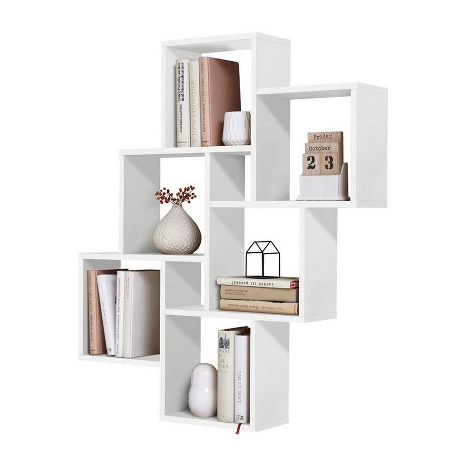 Calicosy Étagère Murale Flottante 8 Compartiments - Laurio  