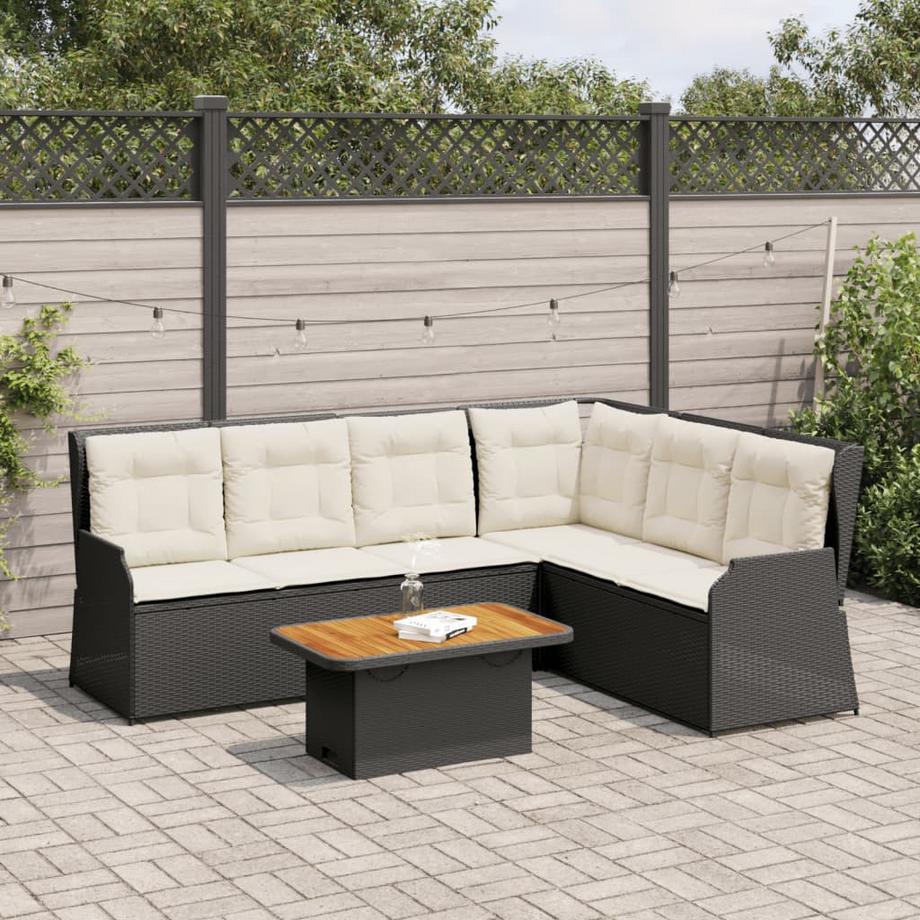 VidaXL set salotti da giardino Polirattan  