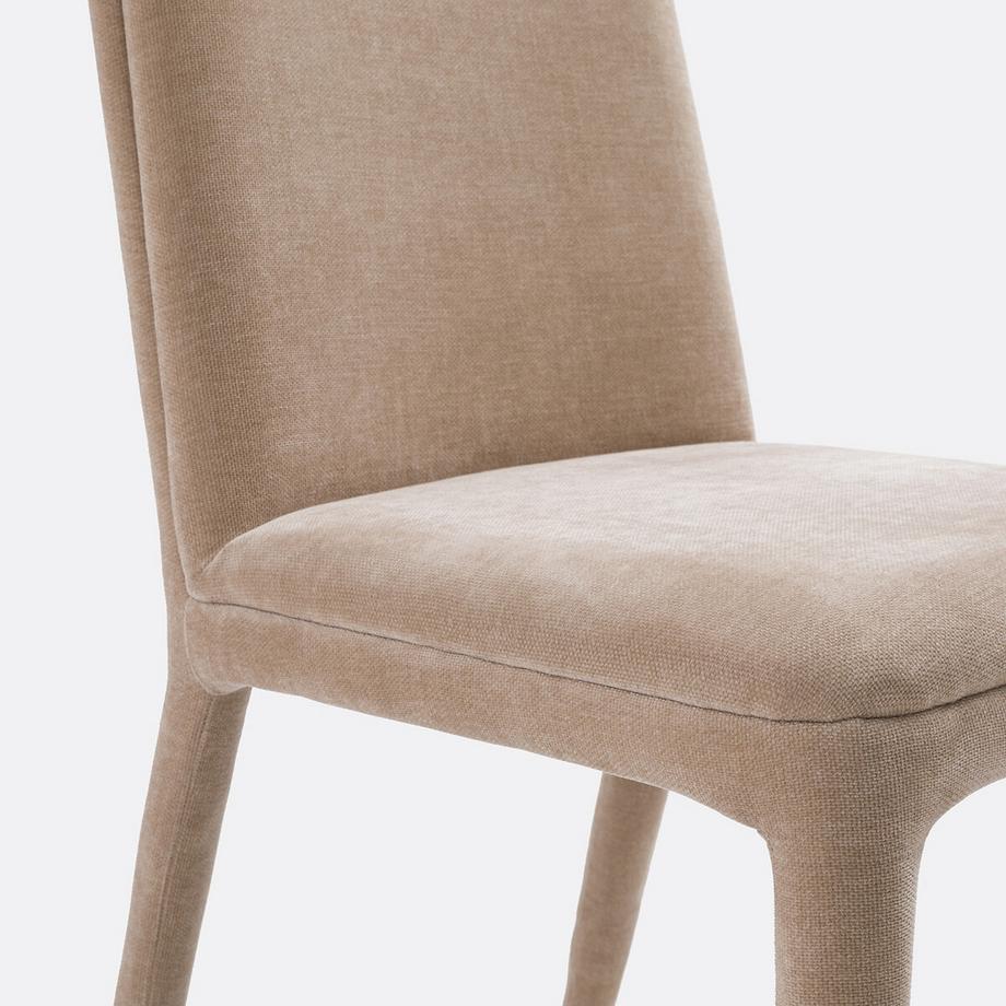 La Redoute Intérieurs Lot de 2 chaises gainées tissu  