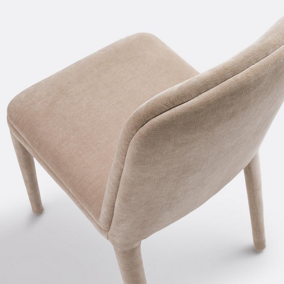 La Redoute Intérieurs Lot de 2 chaises gainées tissu  