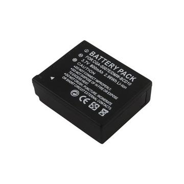 Batteria agli ioni di litio 3.7V per fotocamere Panasonic Lumix DMC 800mAh