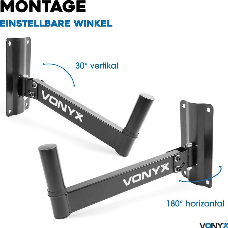 Vonyx  Vonyx WMS-02 Parete Nero 