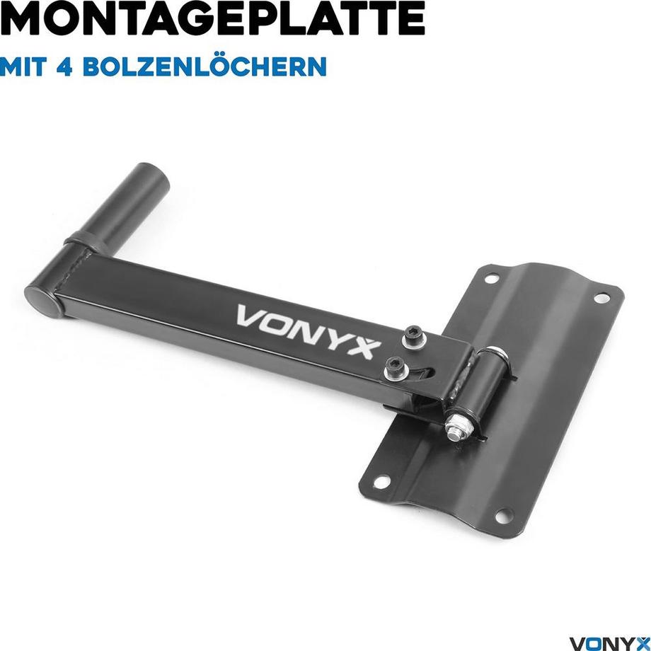 Vonyx  Vonyx WMS-02 Parete Nero 