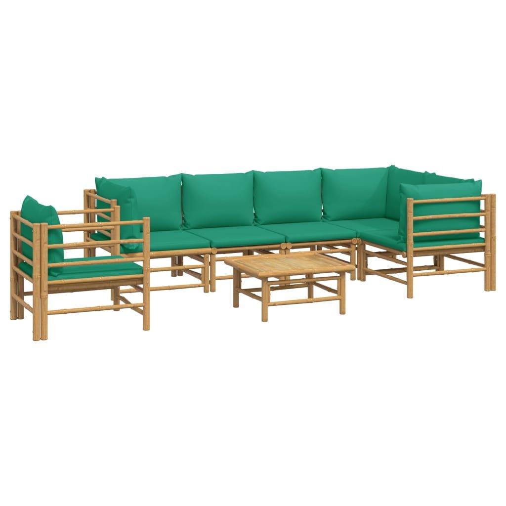 VidaXL Garten lounge set bambus  