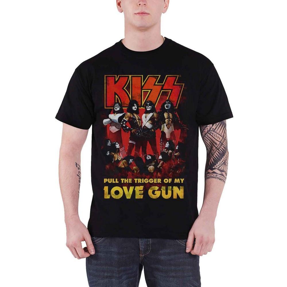 Image of Love Gun Tshirt Damen Schwarz XL