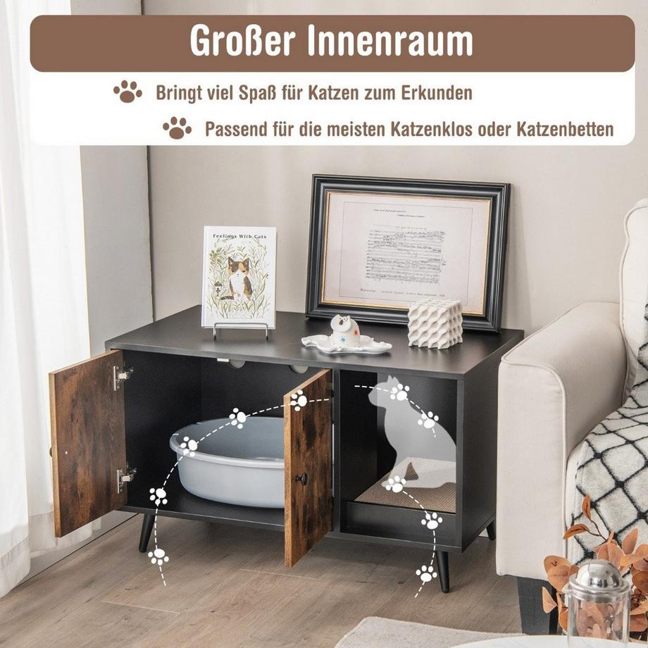 Northix Katzentoilettenschrank  