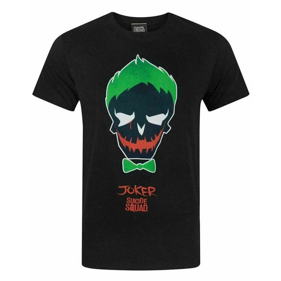 Suicide Squad Joker Grungy Logo Regular Fit T-Shirt  