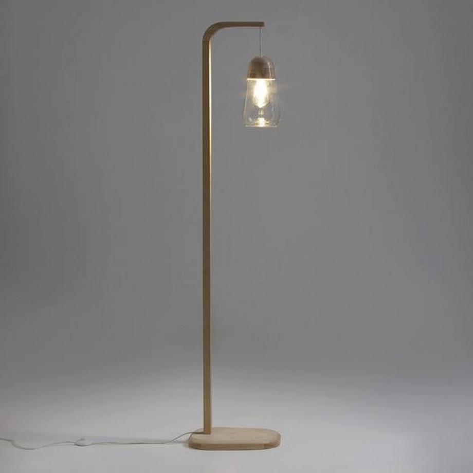 La Redoute Intérieurs Lampadaire verre et bois Nasoa  