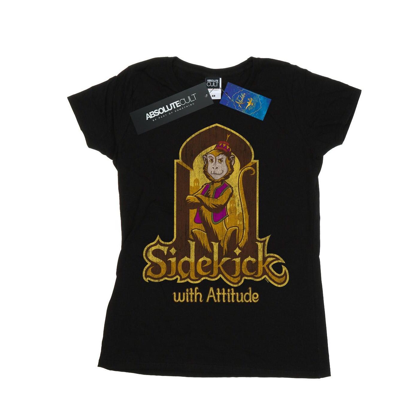 Image of Aladdin Movie Abu Sidekick With Attitude Tshirt Damen Schwarz M