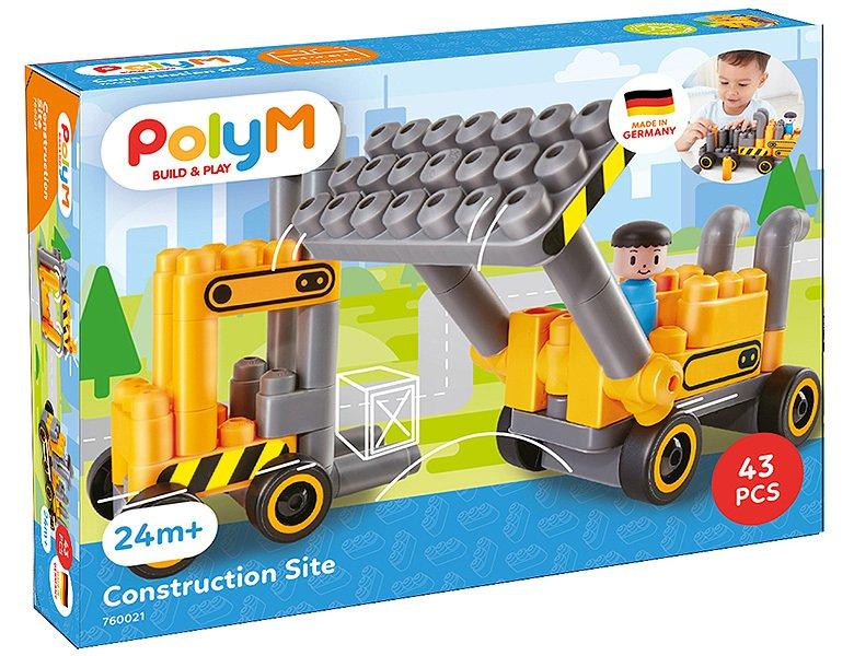 Hape  Kreativ Baustellen-Fahrzeuge (43Teile) 