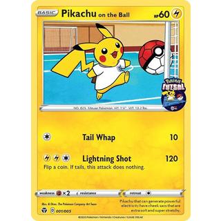 Pokémon  Pikachu On The Ball 001/005 - Futsal Promo Sealed -  TCG 