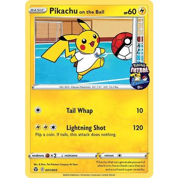 Pikachu On The Ball 001005 - Futsal Promo Sealed -  TCG