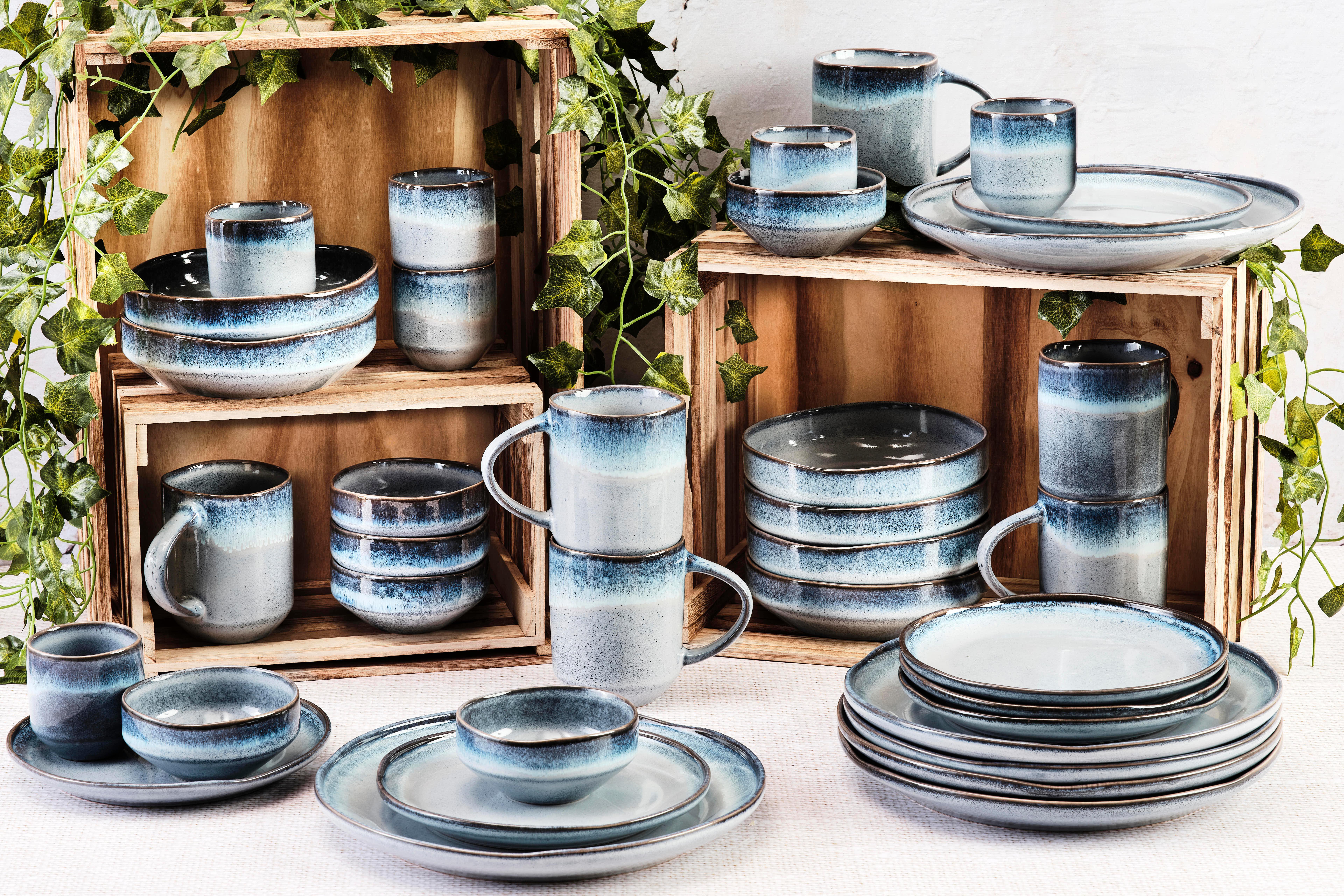 BJÖRN Service de table GENESIS - 36 pièces - mer  