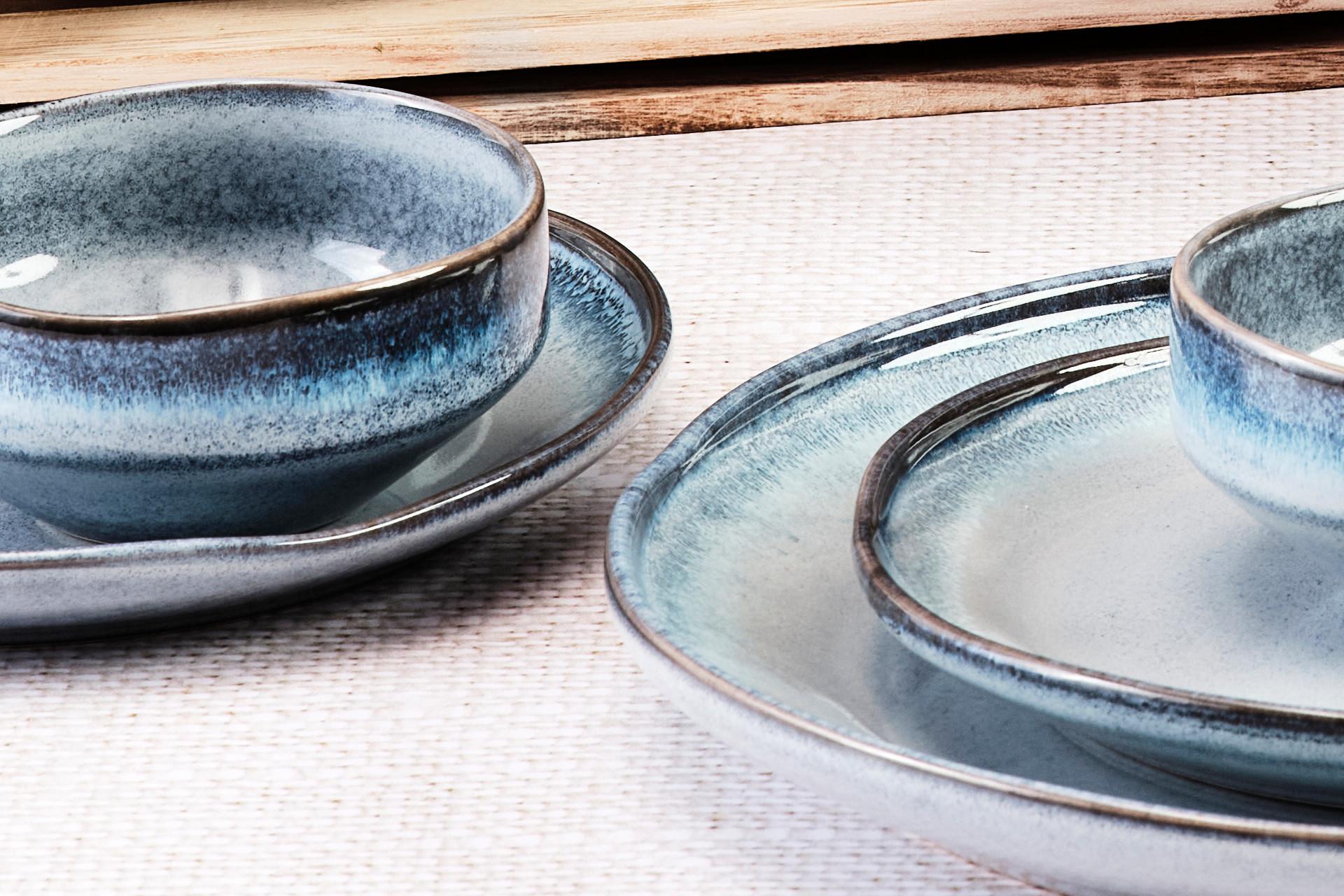 BJÖRN Service de table GENESIS - 36 pièces - mer  