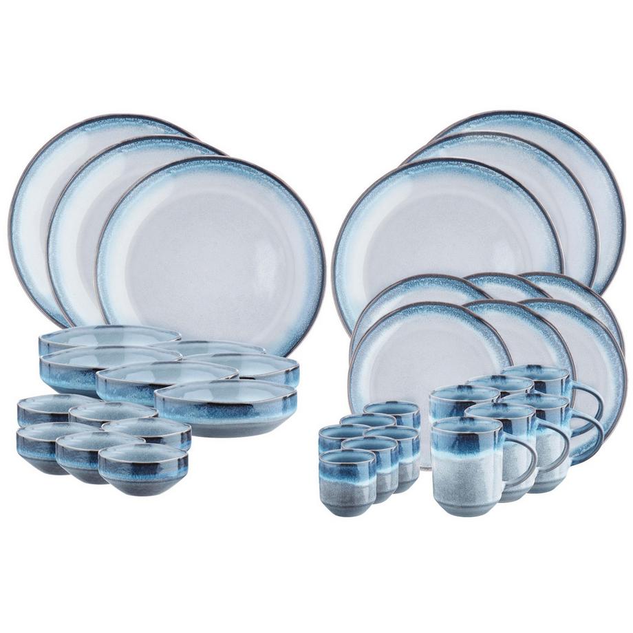 BJÖRN Geschirr-Set GENESIS - 36 Stück - Meer  