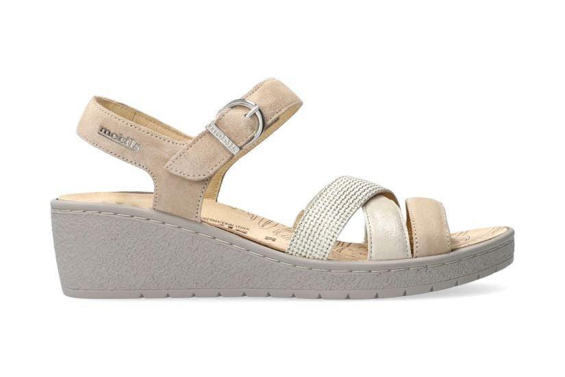 Image of Pietra - Wildleder Sandale Damen Beige 39