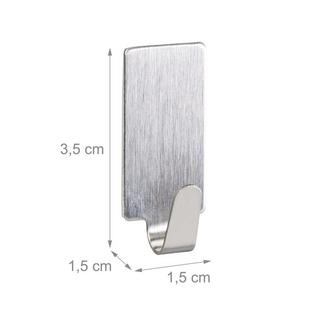 Northix Lot de 24 crochets adhésifs rectangulaires  