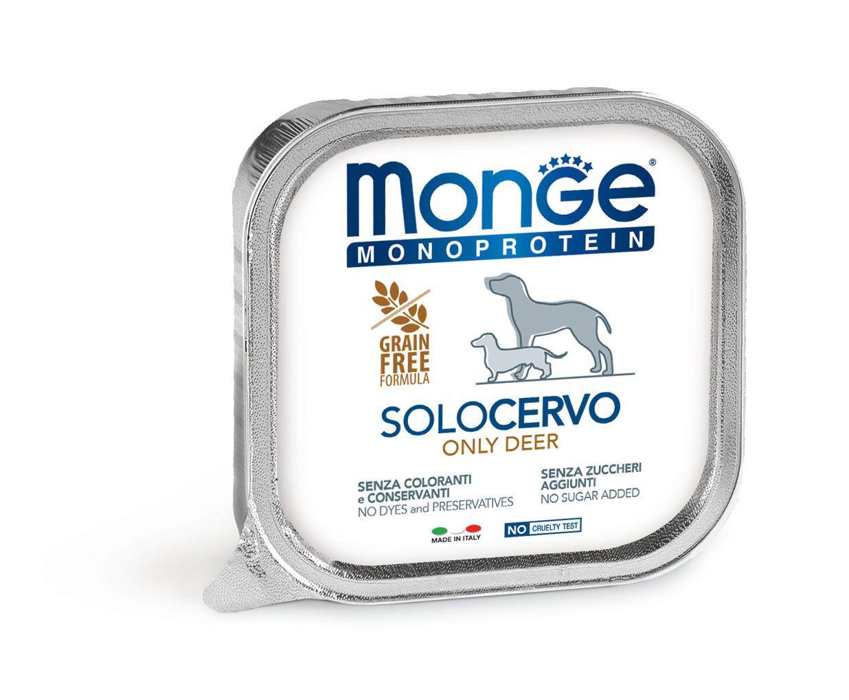 Monge  Monoproteina per Cane Cervo - Multipack 