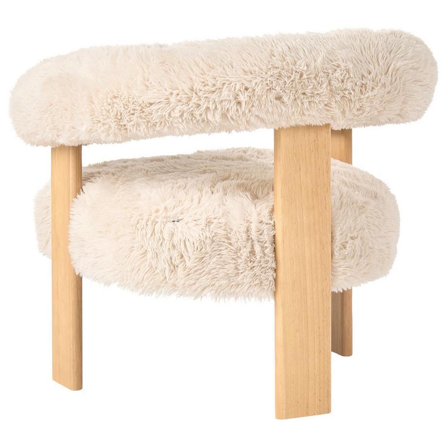 Beliani Sessel aus Webpelz Modern ILBRO  