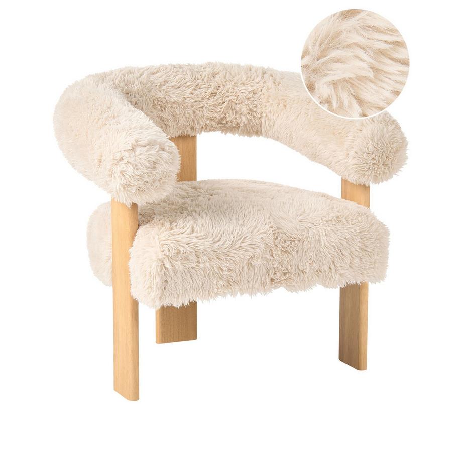 Sessel aus Webpelz Modern ILBRO