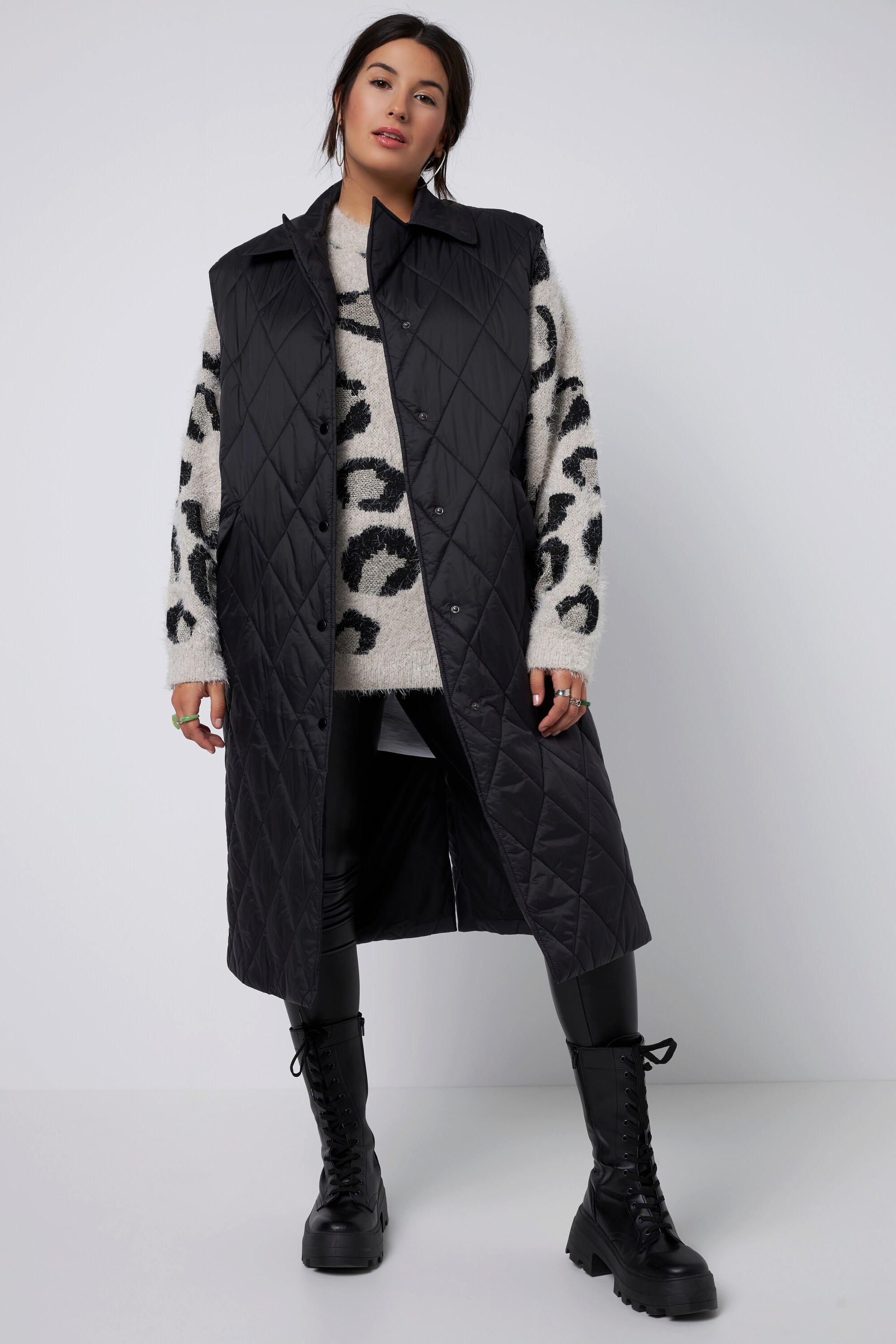 Studio Untold  Trench 2-in-1 con gilet trapuntato, taglio oversize, revers e maniche lunghe 