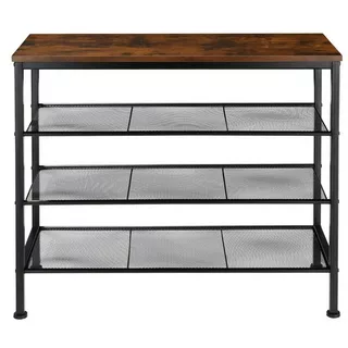 Tectake Étagère à chaussures NEWPORT 80,5x30,5x72,5cm  