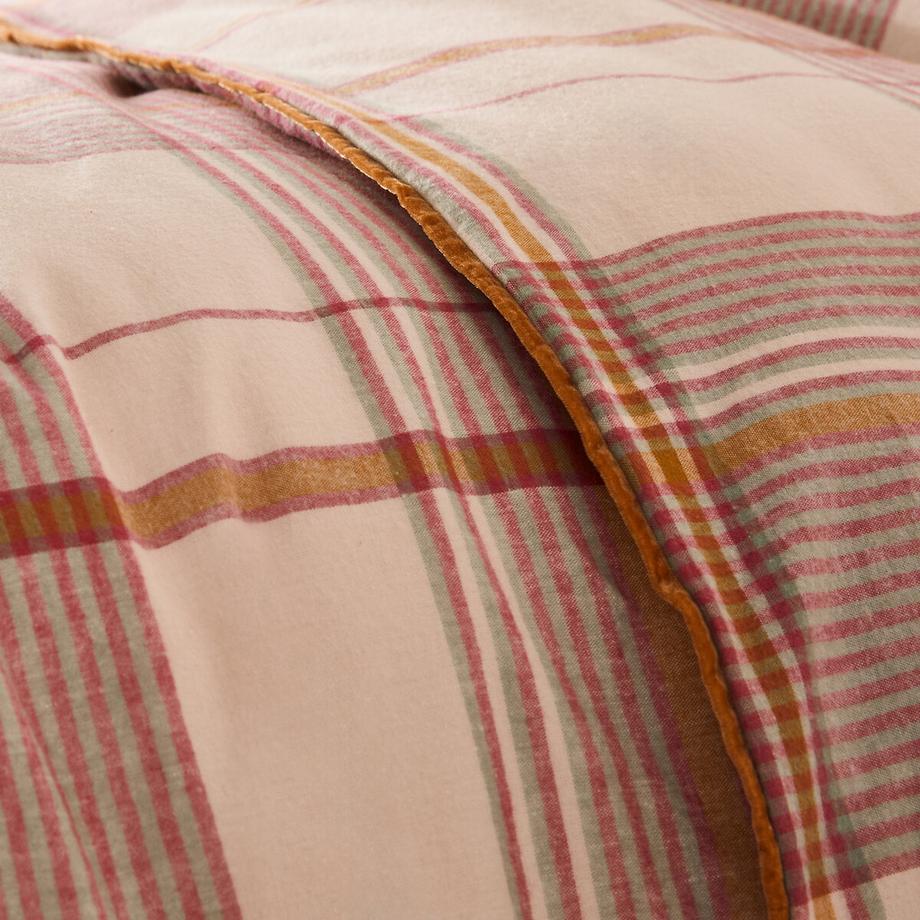 La Redoute Intérieurs Housse de couette en flanelle de coton Carreaux  