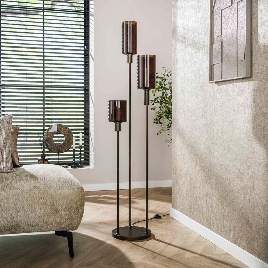 mutoni industrial Lampadaire Sepiora 3 feux  