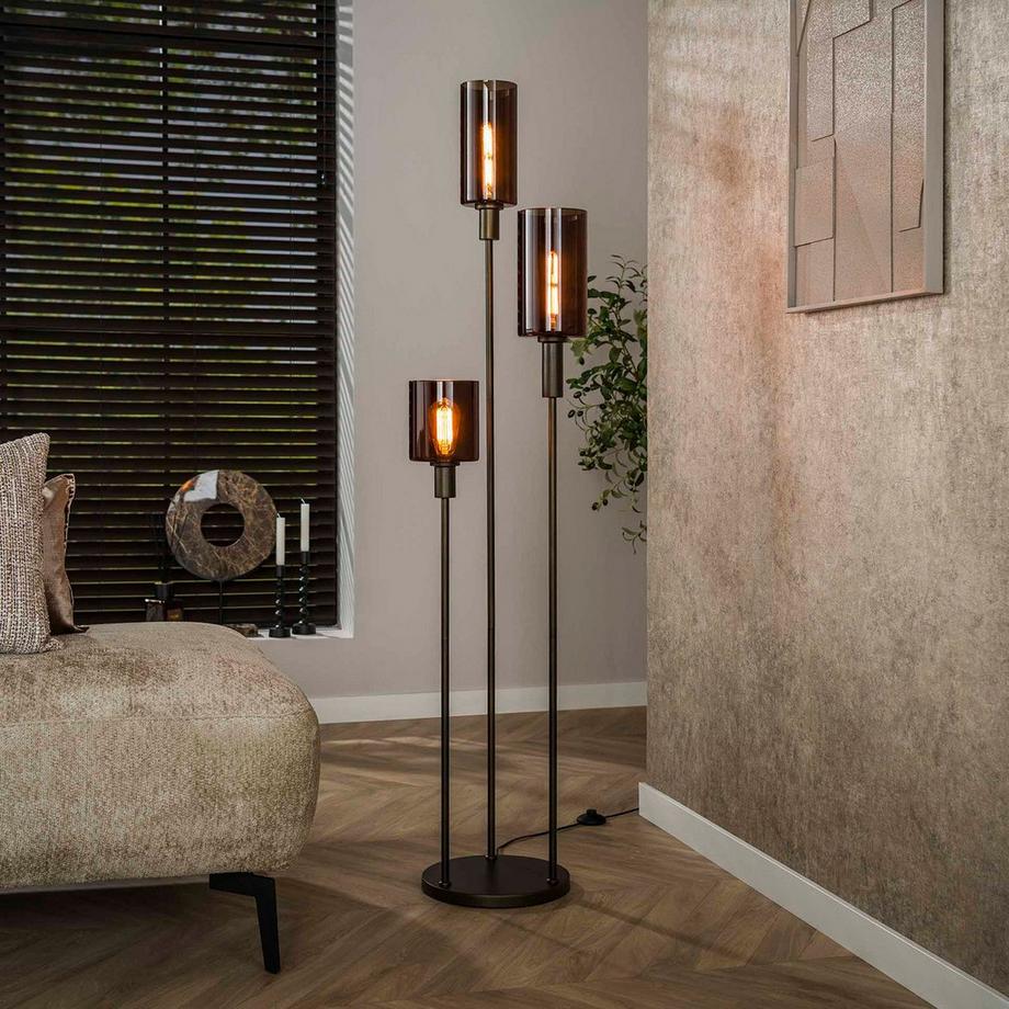 mutoni industrial Lampadaire Sepiora 3 feux  