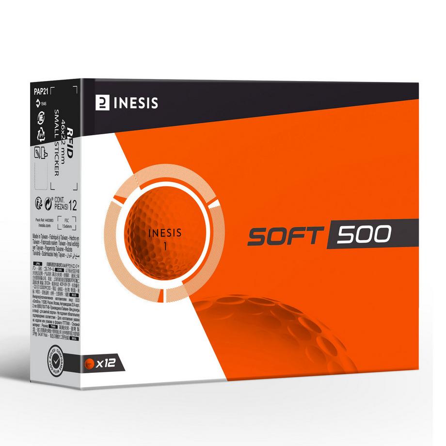 INESIS  Balle de golf - SOFT 500 