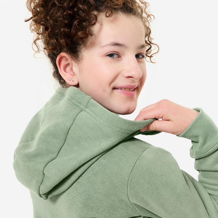 DOMYOS  Felpa bambino con zip cotone 