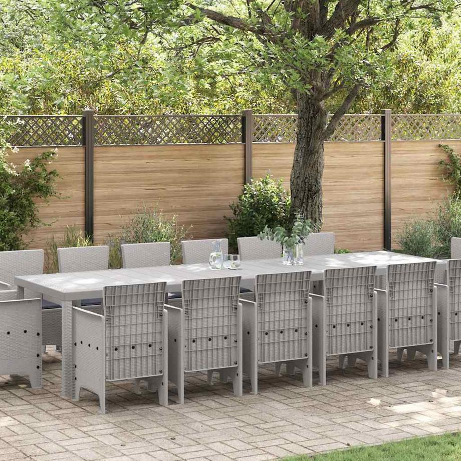 VidaXL Ensemble de salle à manger de jardin polypropylène  
