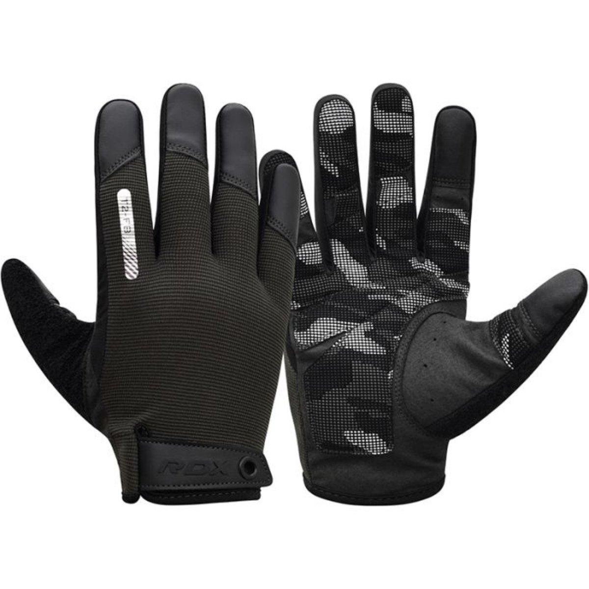 Image of Rdx T2 Touchscreen-freundliche Vollfinger-fitness-handschuhe Unisex Schwarz XL