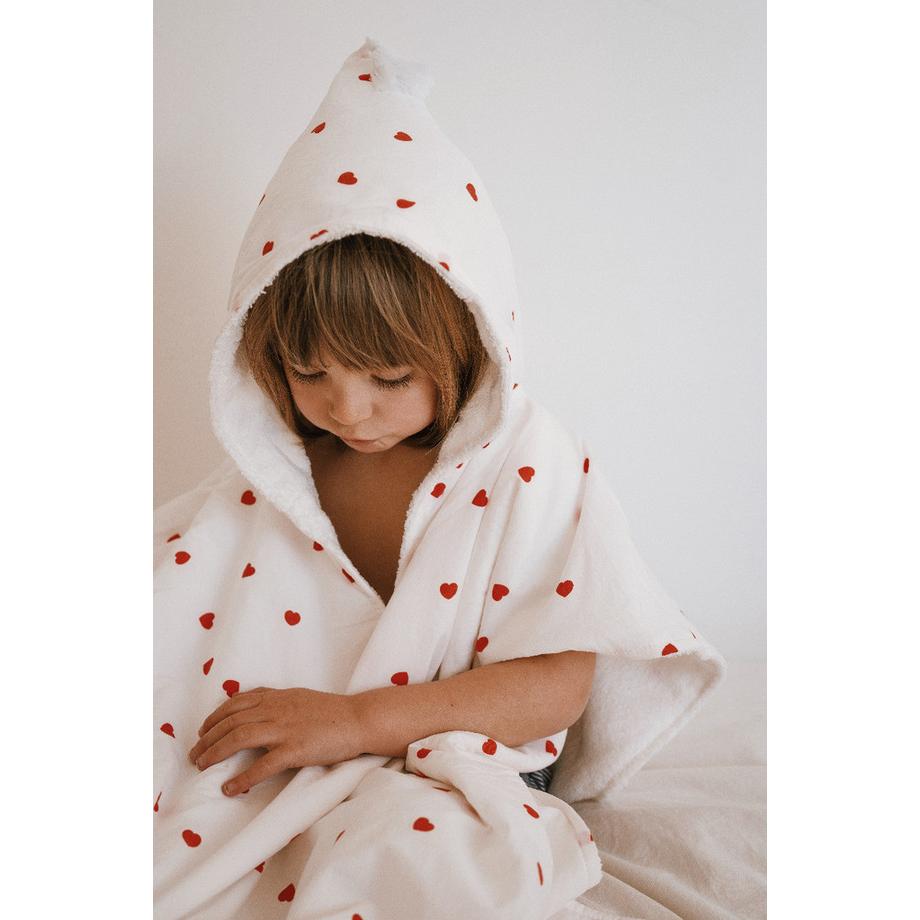 Rose in April  Herzchen Poncho, 1-3 Jahre (S), 