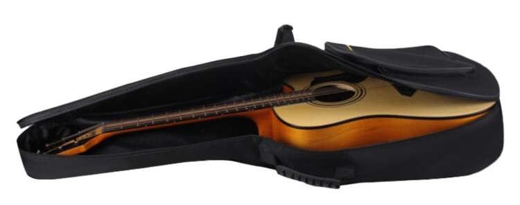 eStore  Custodia per chitarra resistente all'acqua - nera 
