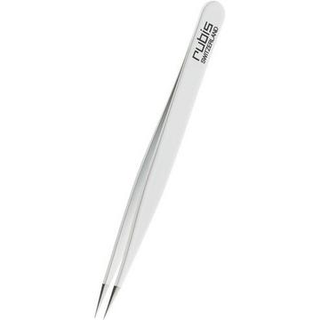 Pinzette spitz, Inox, weiss