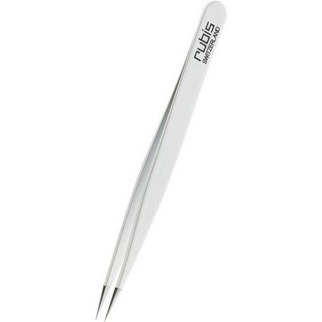 HERBA  Pinzette spitz, Inox, weiss 