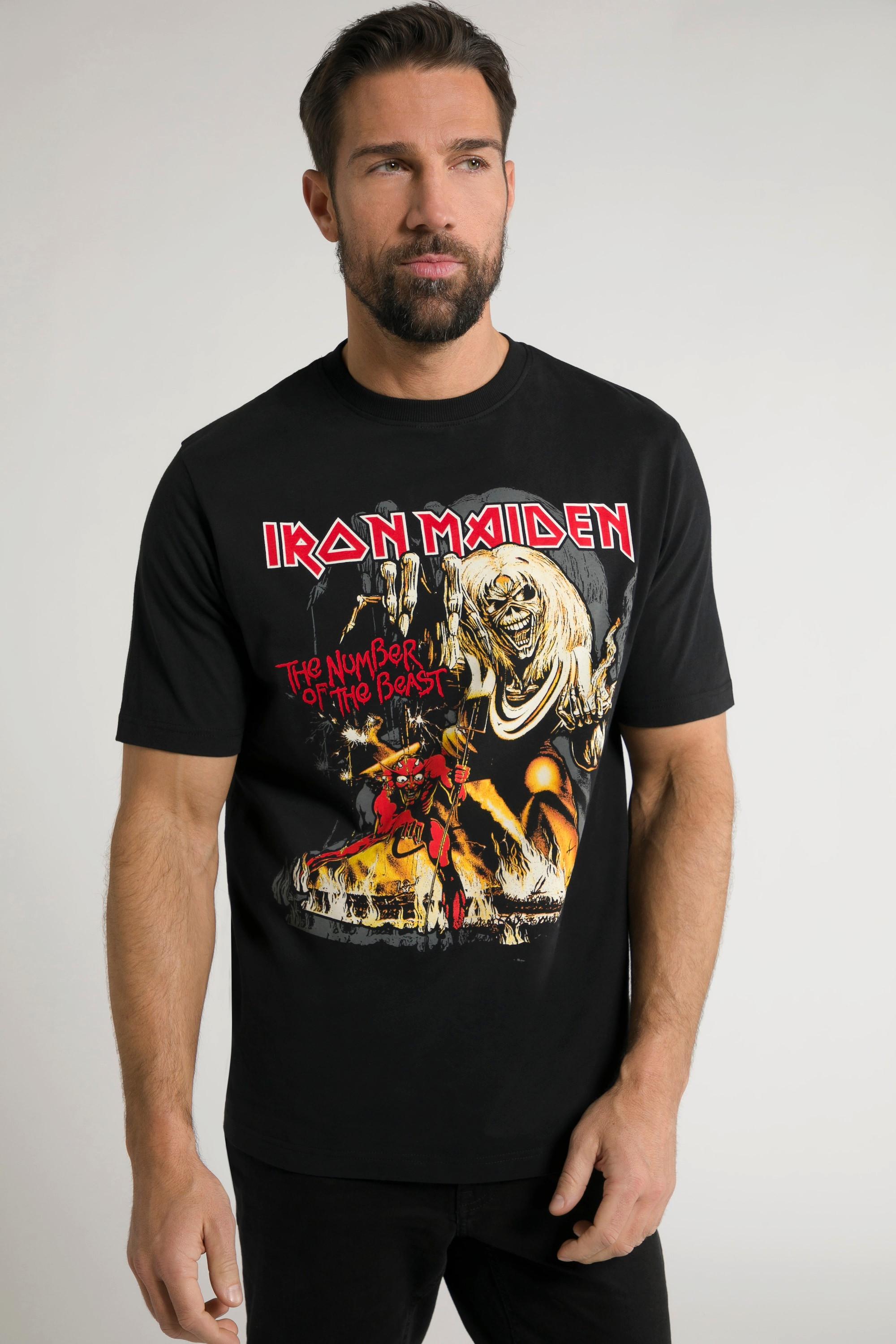 JP1880  T-shirt du groupe Iron Maiden, à manches courtes noir 