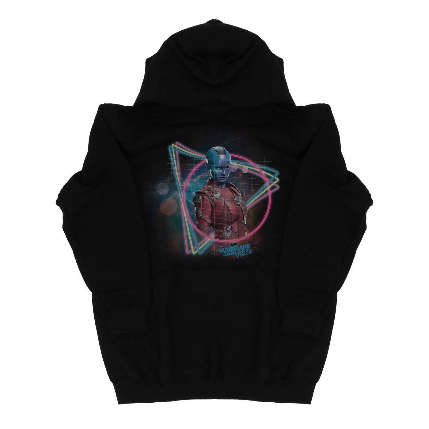 Image of Guardians Of The Galaxy Neon Nebula Kapuzenpullover Unisex Schwarz 152-158