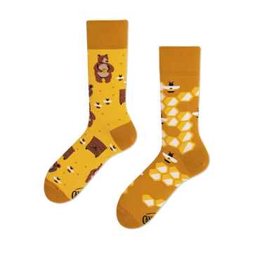 Honey Bear Socks - Many Mornings