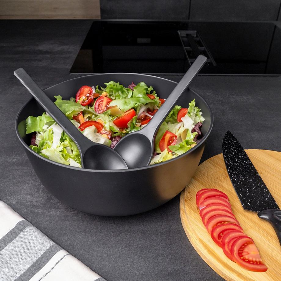 Intirilife Saladier avec couverts à salade  